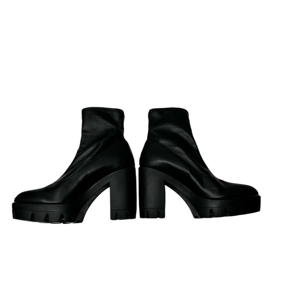 Giuseppe Zanotti | Gintonic Stretch-Leather Platform Sock Boots Black 41 - Picture 10 of 14